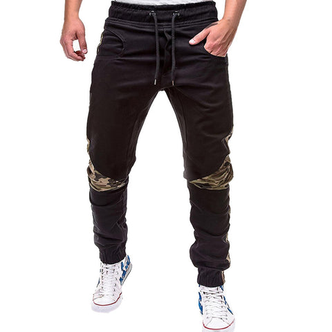 Spring Summer Men's Pants Casual Elastic Waist Slim fit Long Trousers Fashion Male Sweatpants Cargos pantalones hombre W620